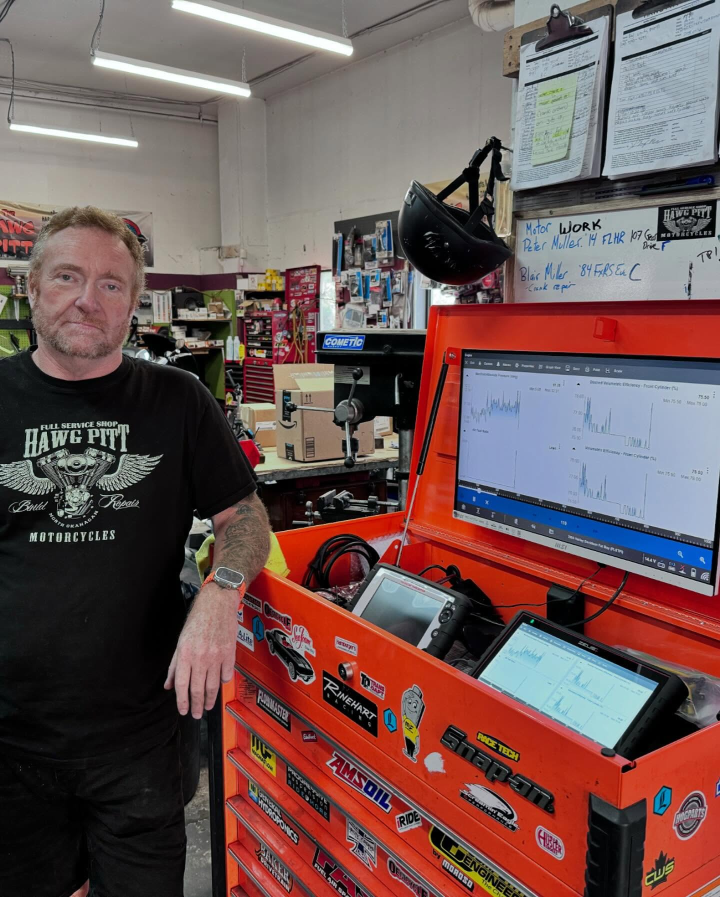 Advanced diagnostic equipment and professional technician